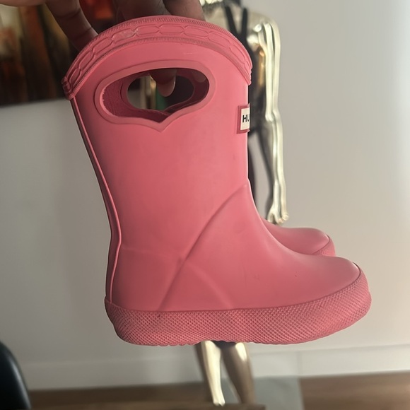 Hunter Pink Rubber Boots - Toddler’s Size 4uk - Picture 4 of 6